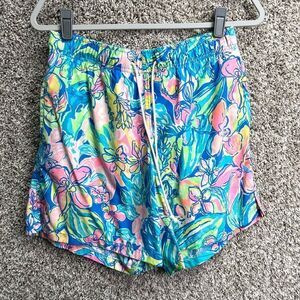 Lilly Pulitzer Swim Trunks Men’s Medium Capri Nylon Drawstring 6”